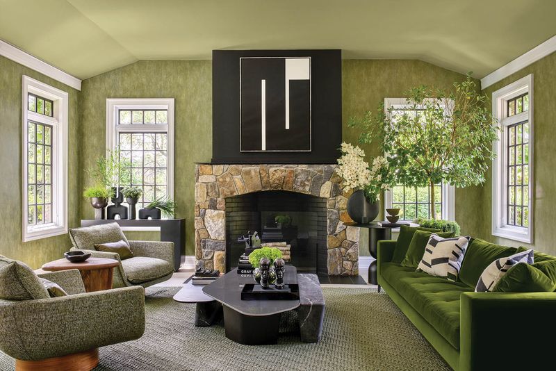 8 Couch Colors Making Michigan Living Rooms Feel Stuck In The Past, And 10 Bold Swaps To Brighten Your Space - Decor Hint Hunter Green: The 90s Called...