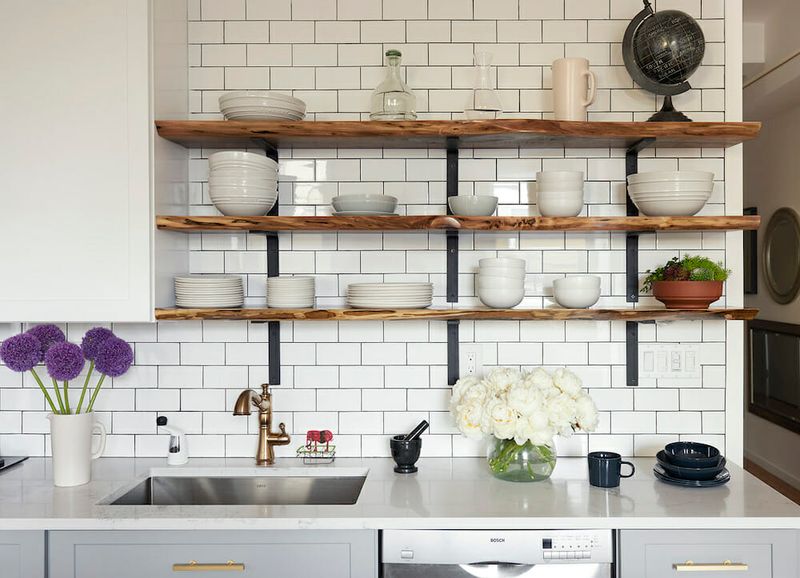 Subway Tile Backsplash (Keeping)