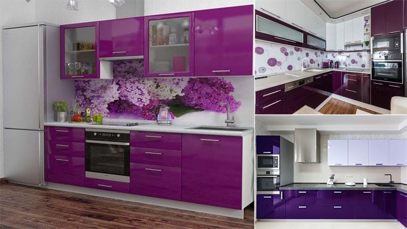 10 Designer-Approved Kitchen Cabinet Color Ideas Plus 10 Colors To Avoid - Decor Hint Bright Purple