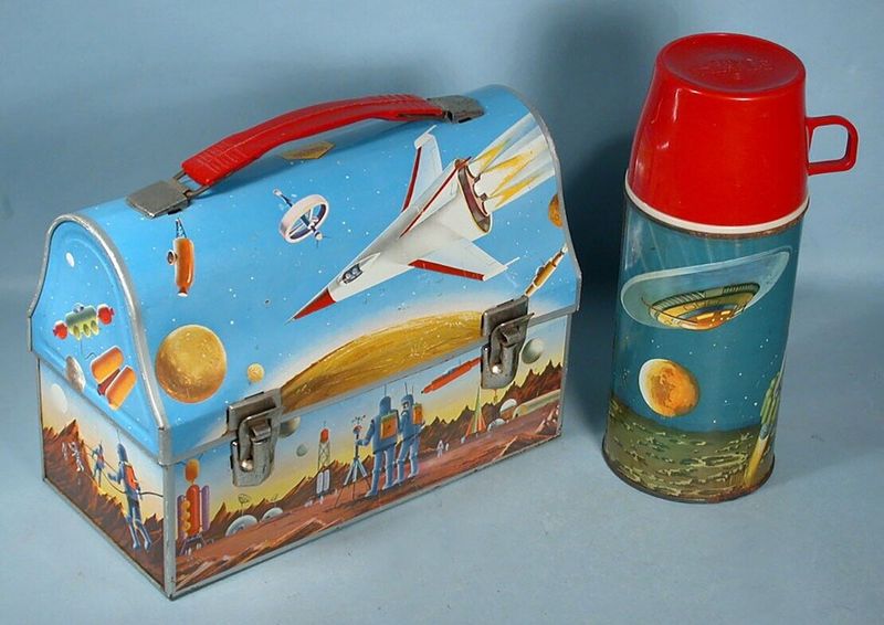 Retro Thermoses And Lunchboxes