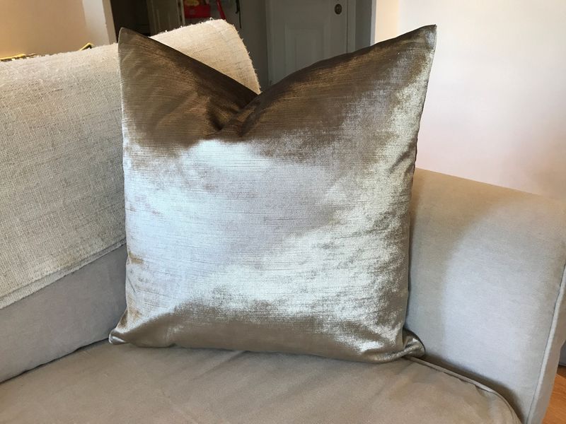Designers Reveal 15 Home Decor Choices Falling Out Of Favor - Decor Hint Metallic Accent Pillows