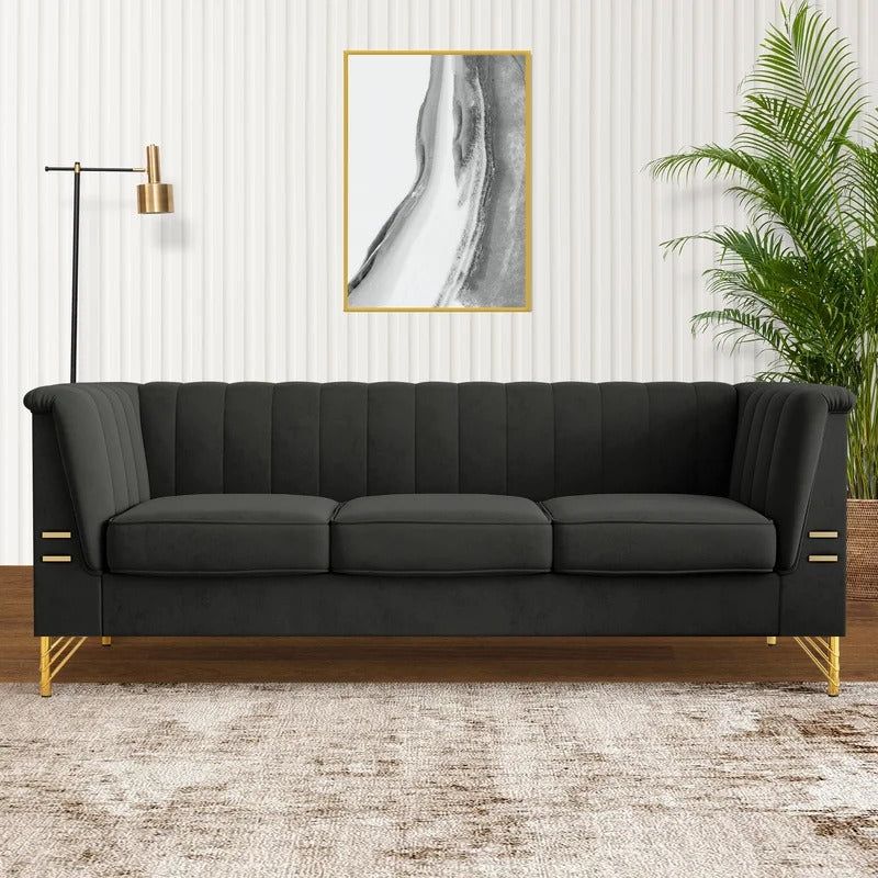 19 Essential Furniture Pieces For A Timeless Art Deco-Inspired Space - Decor Hint Tuxedo Sofa