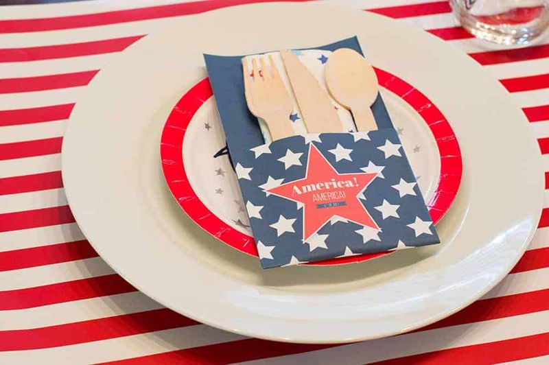 Star-Spangled Silverware Holders