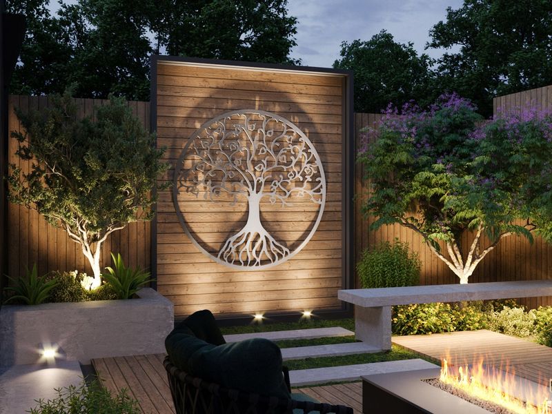 9 Cozy Patios That Define Everyday Life In Asheville - Decor Hint Recycled Art Installations