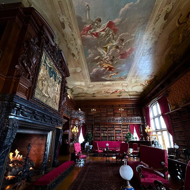 These 15 Photos Capture America’s Wealth At Its Most Extravagant - Decor Hint Vanderbilt’s Opulent Library at the Biltmore – Asheville, North Carolina