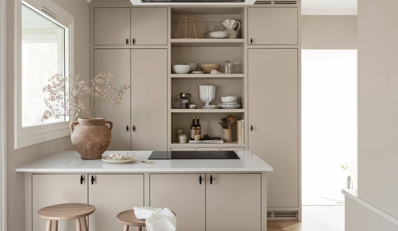 12 Kitchen Colors Designers Say You Should Try In 2025 Instead Of Many Shades Of Green (Plus 6 More Gorgeous Shades) - Decor Hint Clay Taupe