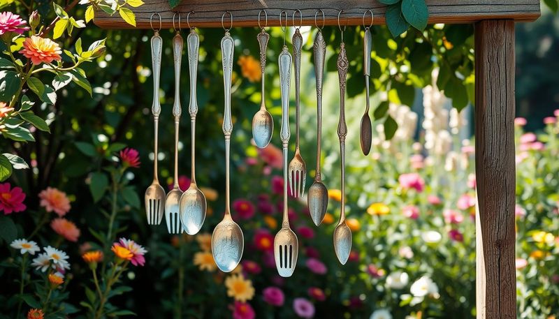 27 Quick, Easy Upcycling Hacks Anyone Can Do - Decor Hint Silverware Wind Chimes