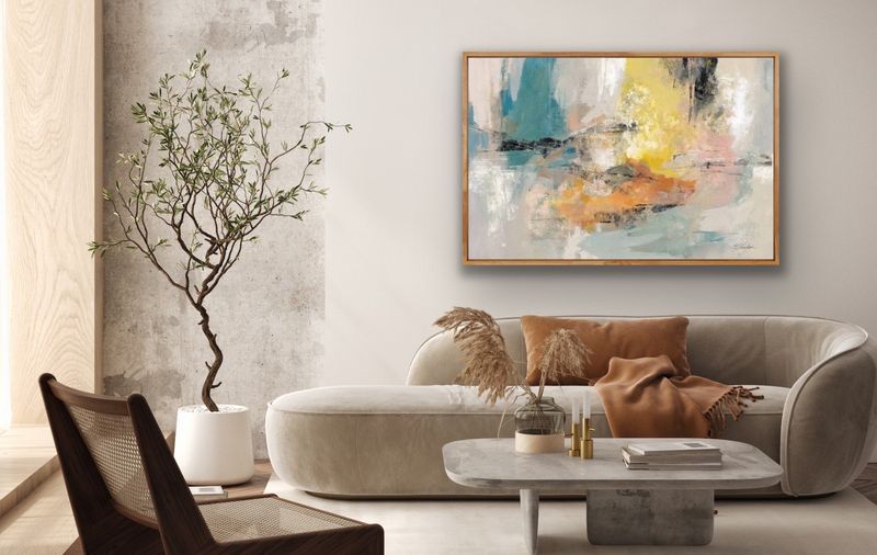 Is Your Room Missing Something? Here Are 9 Simple Buys Designers Recommend To Instantly Pull A Space Together - Decor Hint Oversized Art Piece