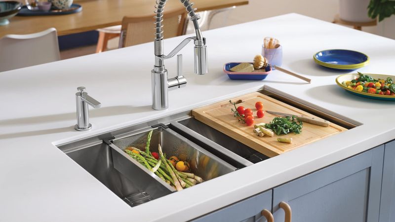 29 Innovative Kitchen Designs Everyone Will Copy Next Year - Decor Hint Integrated Cutting Boards And Sink Workstations