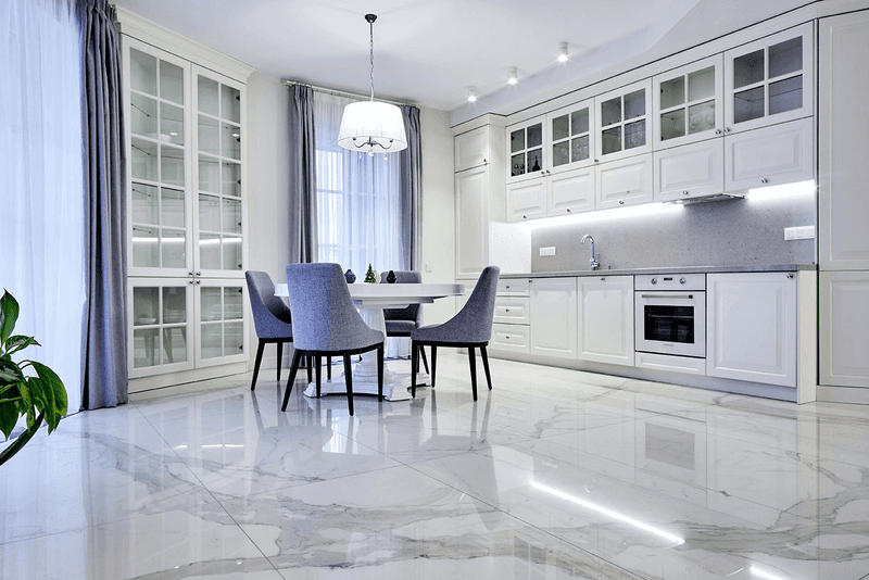 24 Clever Upgrades Designers Swear By For A High-End Kitchen Vibe - Decor Hint Natural Stone Flooring