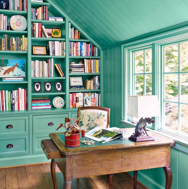 This Studio Cabin Is Small But Stunning 13 Features That Add Major Charm - Decor Hint Built-In Shelving