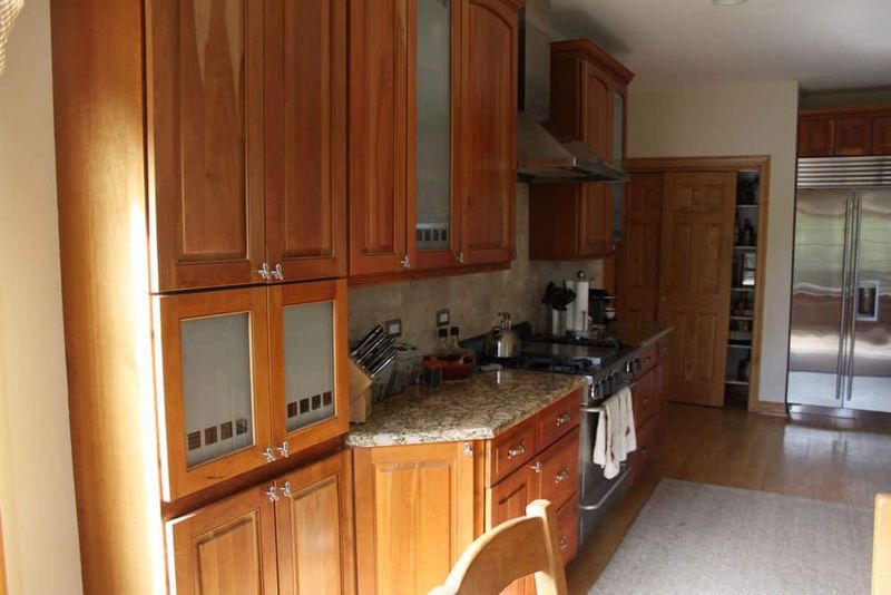 Orange Oak Cabinet Overload