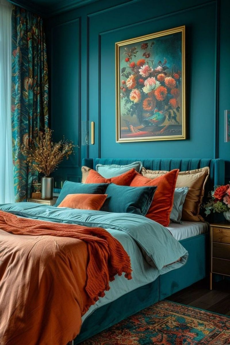 Looking To Refresh Your Bedroom Try These 10 Trusted Colors And 5 Designer Favorites - Decor Hint Deep Teal
