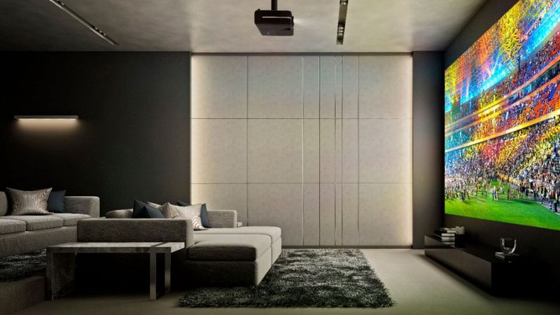 12 Things To Keep Out Of Your Living Room, According To Designers - Decor Hint Ceiling-Mounted Projector Screens