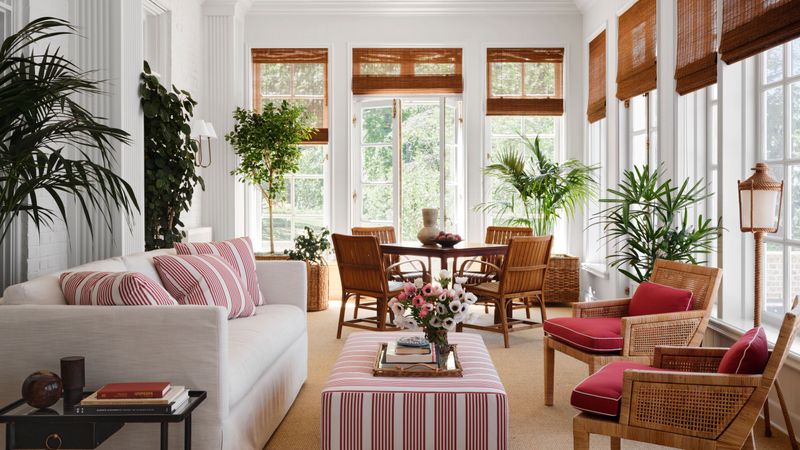 Wicker or Rattan Accents