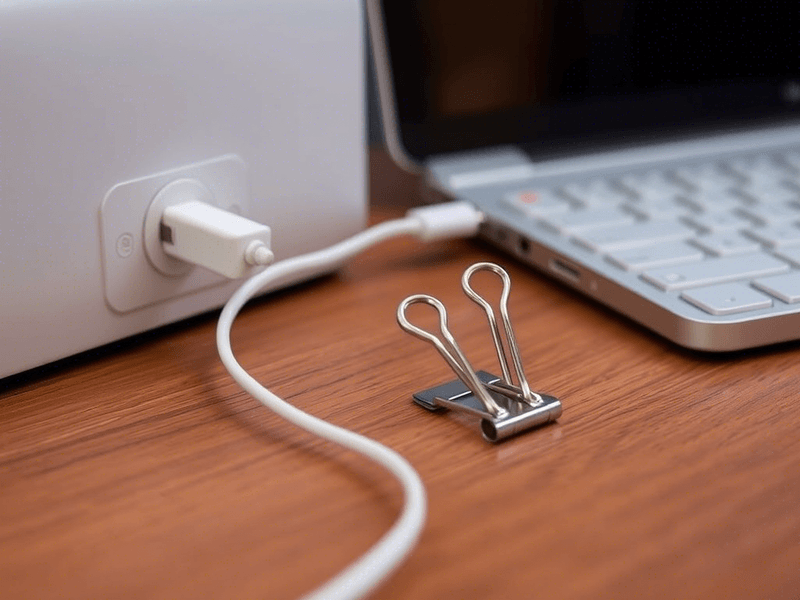 33 Organizing Hacks To Transform Your Home - Decor Hint Binder Clip Cable Management