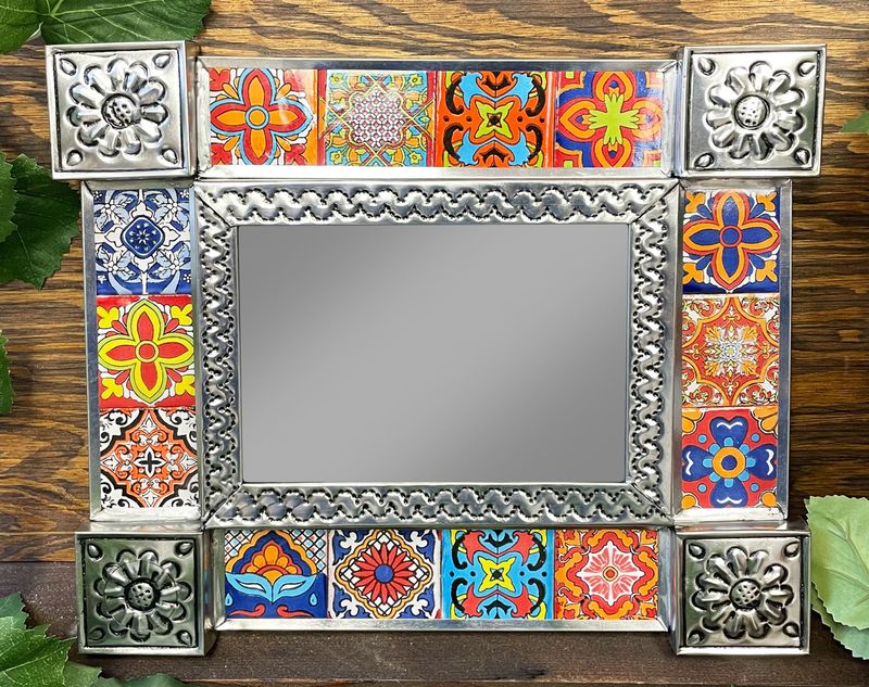 These 13 Home Decor Elements Are Purely New Mexican - Decor Hint Hand-Painted Tin Mirrors And Lanterns