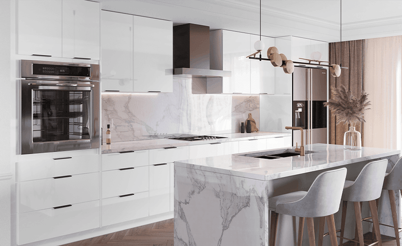 31 Kitchen Elements That Designers Wish Would Disappear For Good - Decor Hint Ultra-Gloss Cabinet Finishes