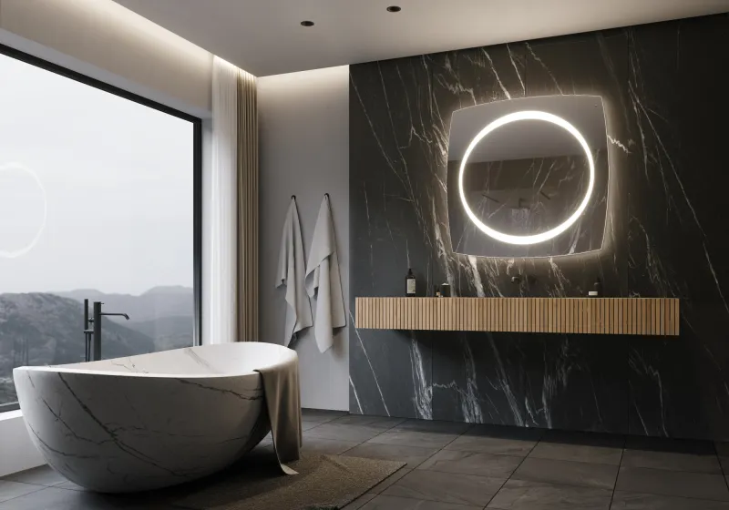 Mirror Style: A Fresh Take On Using Them In Home Design - Decor Hint Backlit Bathroom Mirrors