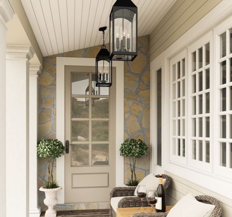 9 Items That Designers Say Should Never Be On Your Porch (And 8 That Should Be) - Decor Hint Harsh or Outdated Lighting Fixtures