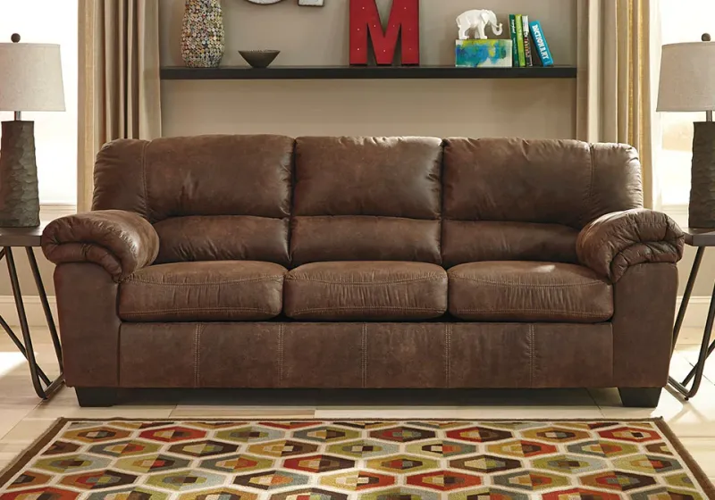10 Sofa Colors Making Florida Living Rooms Look Dated And 10 That Refresh The Space - Decor Hint Overstuffed Tan Microfiber Screams Early 2000s