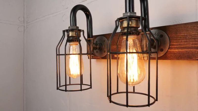 28 Industrial Decorating Ideas For The Whole House - Decor Hint Caged Wall Sconces
