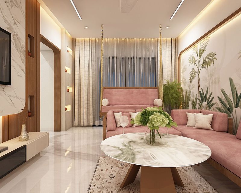 New Mexico Living Rooms Called, They Want These Couch Colors Retired (And These 8 Instead) - Decor Hint Soft Blush Pink: The Desert Sunset Surprise