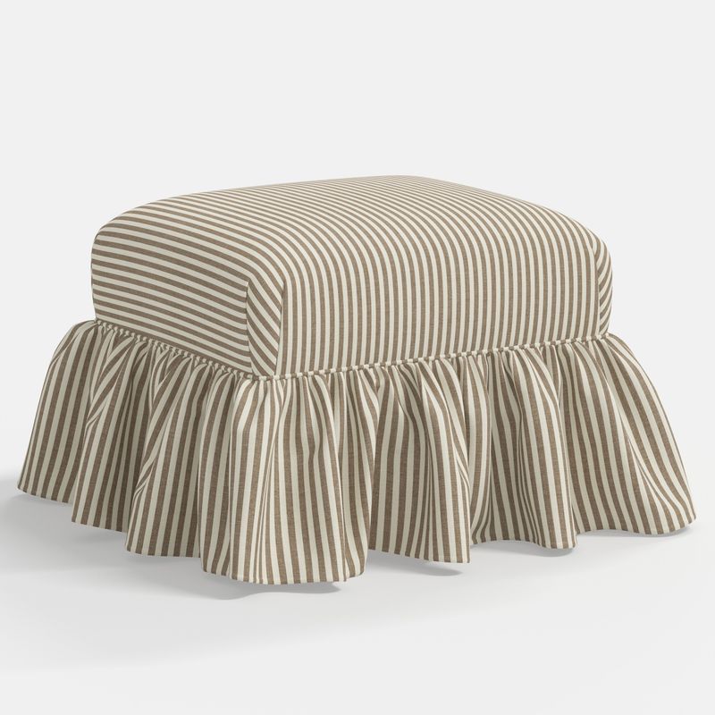Overstuffed Floral Ottomans Wilting Fast