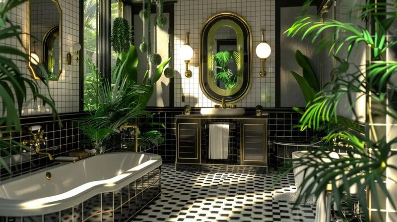 Bold Colored Tile Accents
