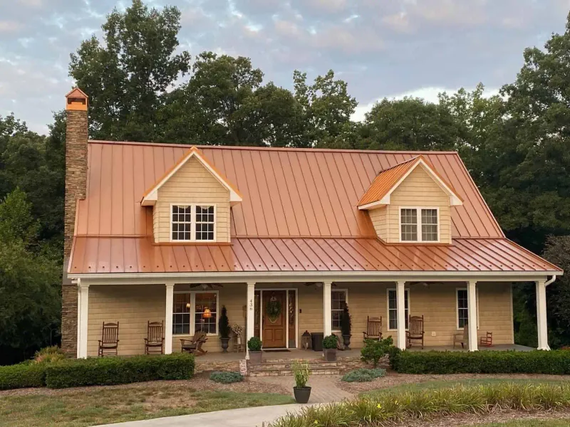 Metal Roofs with Patina Finishes