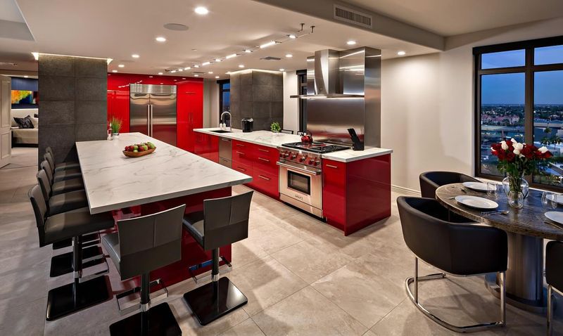 Top 12 Kitchen Colors America Loves Most! - Decor Hint Vibrant Red