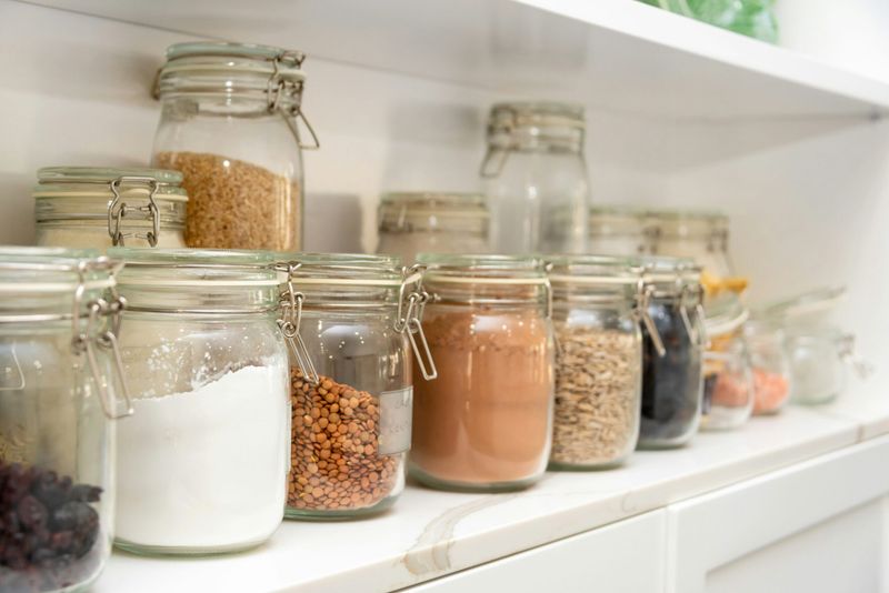 17 Small, But Cool Ways To Make Your Kitchen Look Like An After Shot On HGTV - Decor Hint Decant Pantry Staples