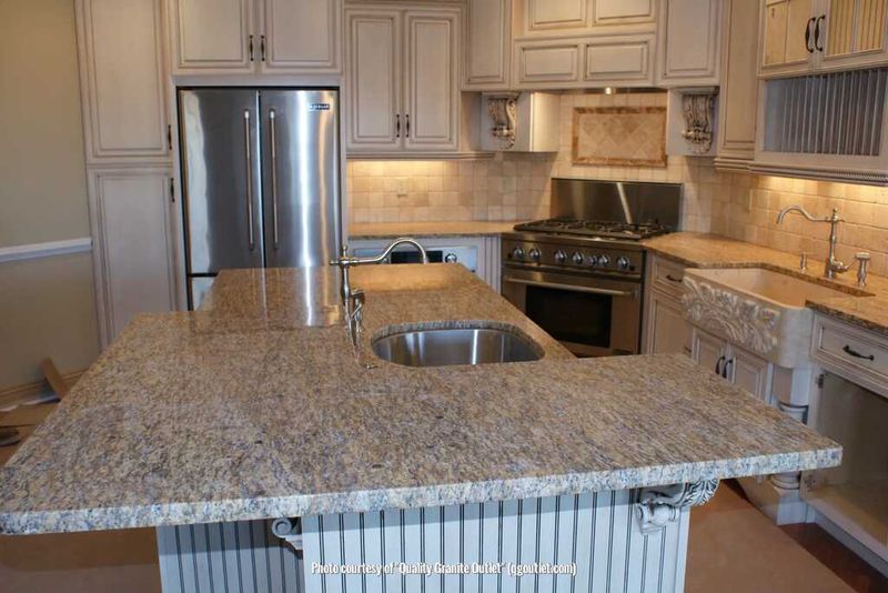 10 Details That Instantly Age North Carolina Kitchens (And 10 That Modernize) - Decor Hint Speckled Granite In Tan And Brown
