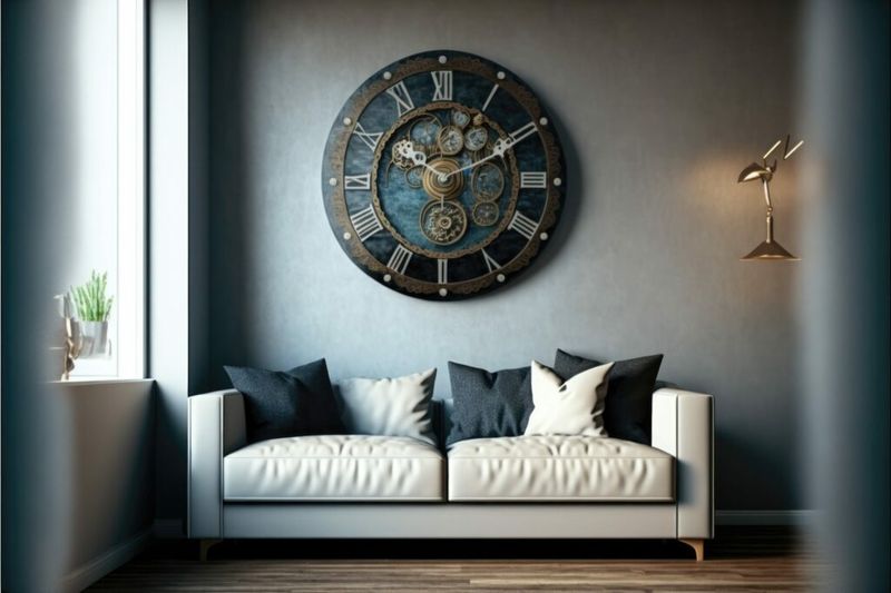 7 Outdated Decor Pieces To Ditch In 2026, And 4 Modern Alternatives To Bring In - Decor Hint Oversized Clocks As Wall Art