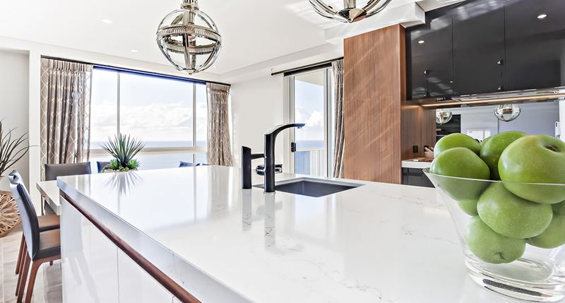 11 Kitchen Styles Falling Out Of Favor In Florida (And 11 That Are Here To Stay) - Decor Hint Sleek quartz countertops