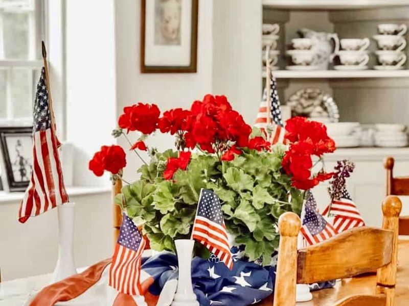 15 Creative Decor Ideas To Transform Your Home For The Fourth Of July - Decor Hint Star-Spangled Centerpieces