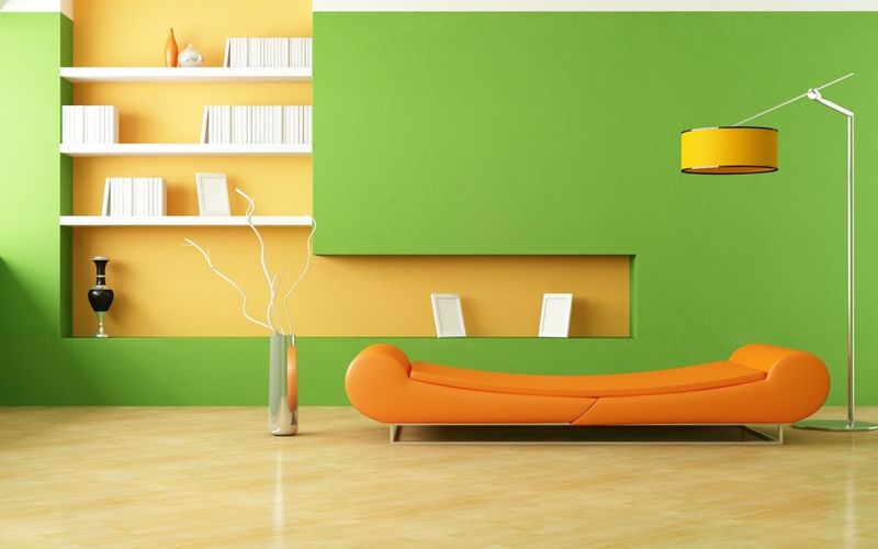 Lime Green - Jarring Contrast