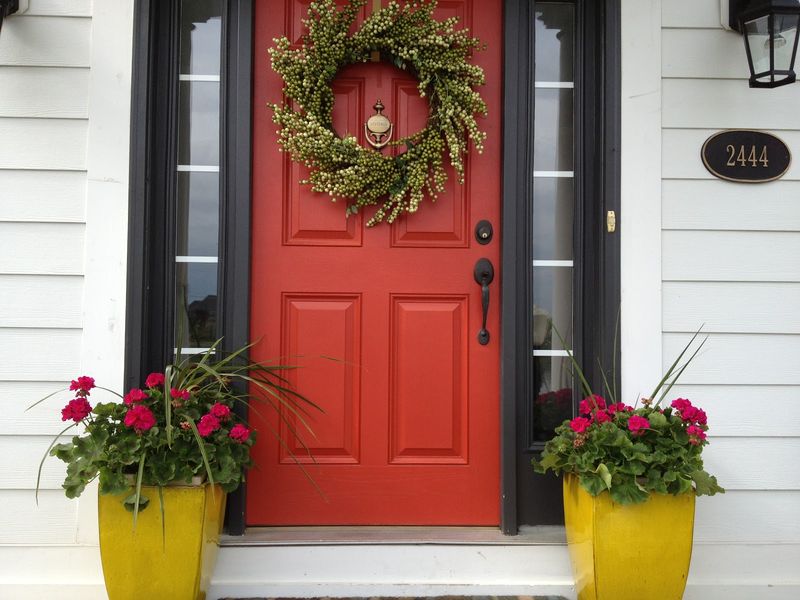 Front Door Colors That Give Your Home A Luxe Look - Decor Hint Chinese Red