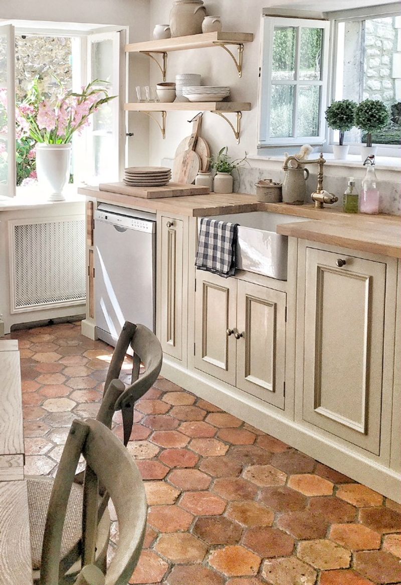 What a Texas Home Taught Me About European Country Style 9 Ideas To Borrow - Decor Hint Stone or Terracotta Flooring