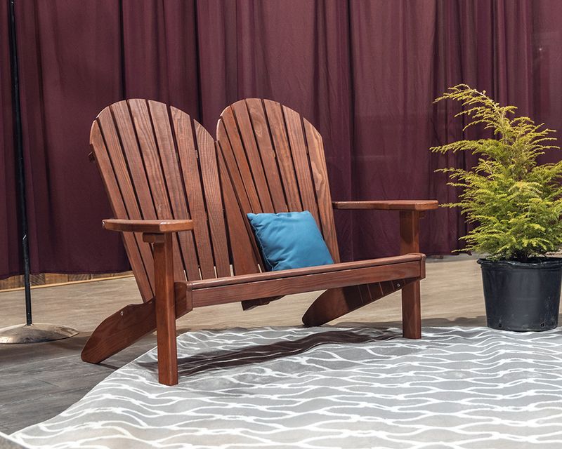 11 Gorgeous Garden Benches For Your Backyard Escape - Decor Hint Adirondack-Inspired Lounger