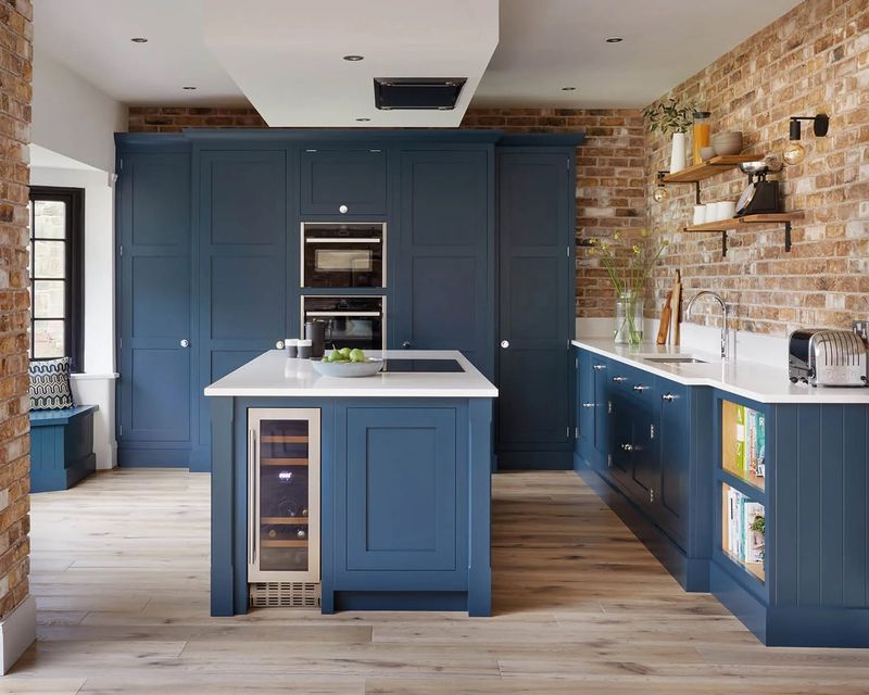 12 Kitchen Trends For 2025 That Will Finally Say Goodbye To White Cabinets (Plus 5 Extra Unique And Stylish Ideas) - Decor Hint Moody Blue Cabinetry