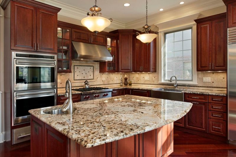 19 Fixtures That Instantly Date Your Kitchen - Decor Hint Speckled Granite Countertops