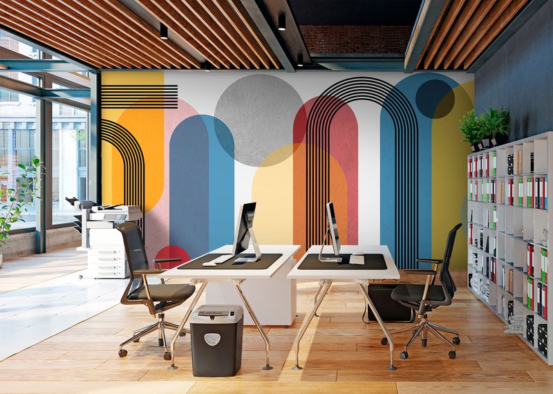 German Bauhaus-Inspired Office