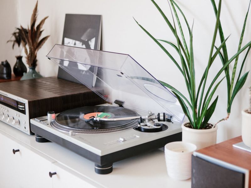 Record Players And Vinyl Collections