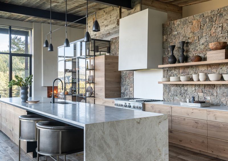 7 Massachusetts Kitchen Trends Losing Popularity And 9 Still Favored - Decor Hint Mixed Materials And Textures Adding Dimension