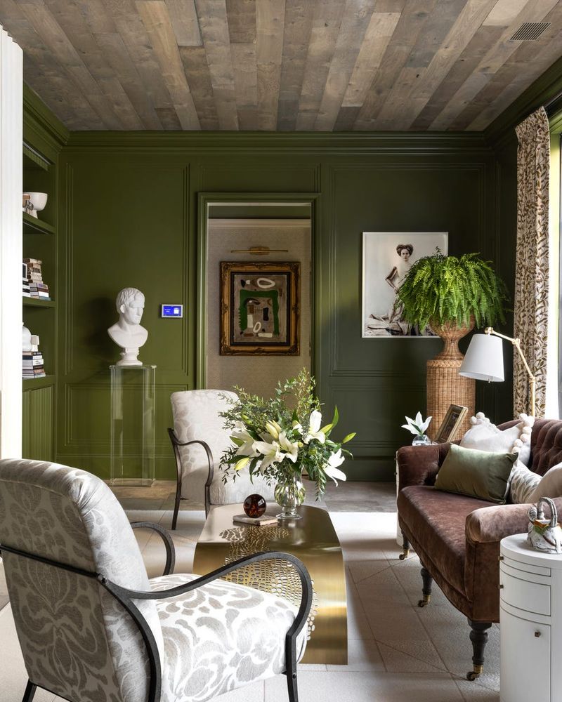 13 Dramatic Paint Colors That'll Bring Your Home To Life - Decor Hint Olive Drab