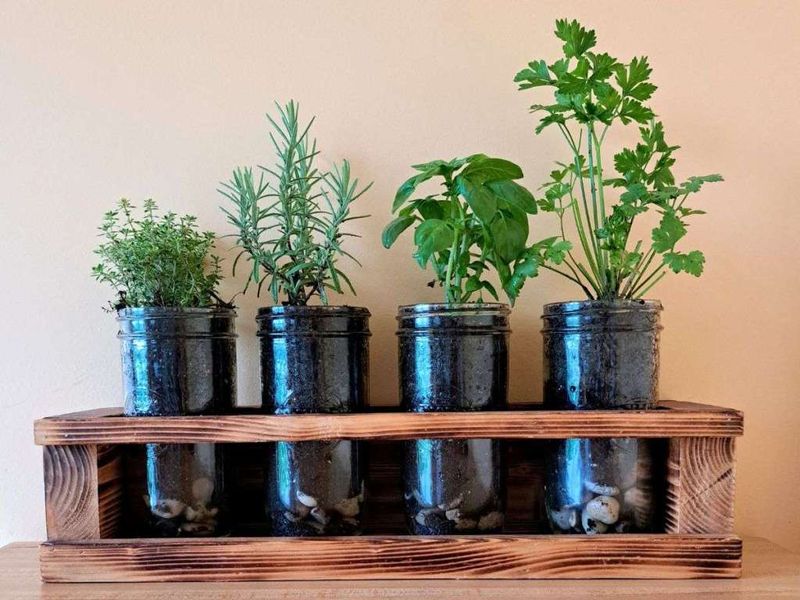 DIY The Ohio Way: 11 Weekend Projects To Tackle At Home - Decor Hint Create A Mason Jar Herb Garden