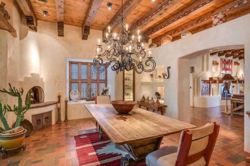 Boho Meets Desert With New Mexico Decor That Pops - Decor Hint Rustic Wooden Accents: Desert-Weathered Charm