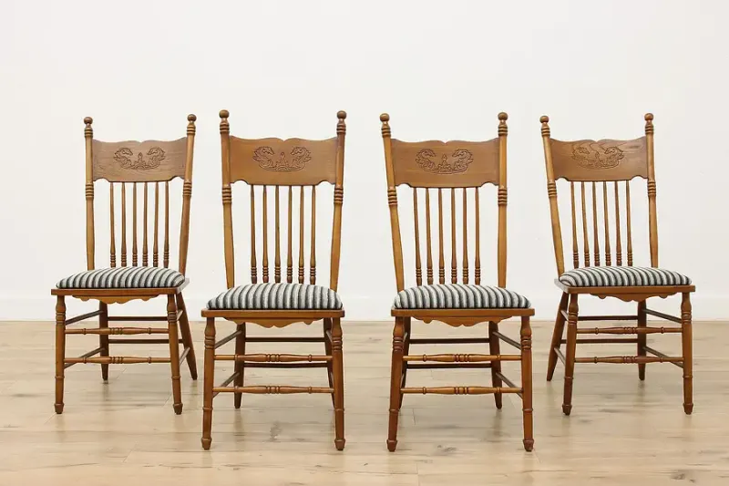 9 Interior Antique Items From The 1900s That Are Really Worth Thousands Of Dollars (And 11 That Are Not) - Decor Hint Pressed-Back Dining Chairs
