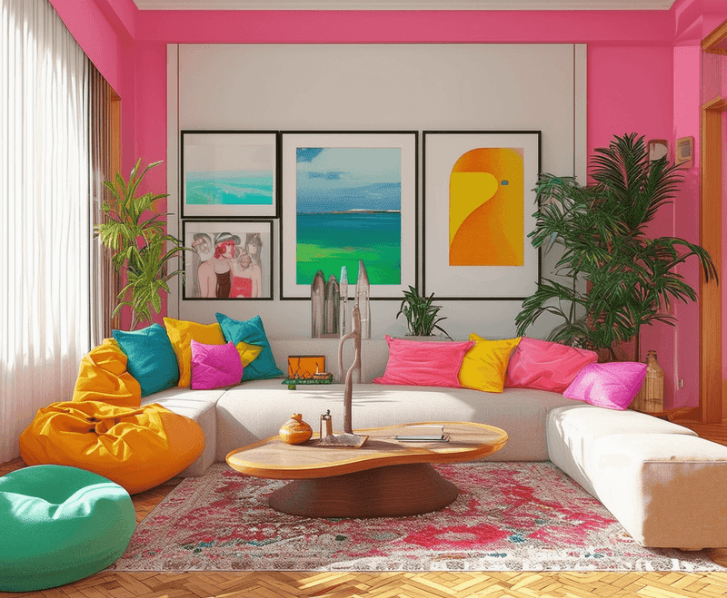 7 Tropical Decor Trends Losing Value In Naples Homes (And 3 That Still Shine) - Decor Hint Bright Neon Color Schemes